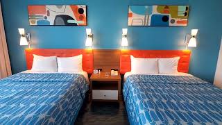 Universals Cabana Bay Beach Resort  Volcano Bay View Standard Room [upl. by Inez954]