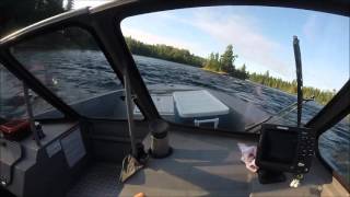 Boating Down Pelican Rapids in Sioux Lookout Ontario [upl. by Iot198]