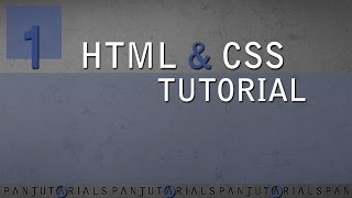 HTML amp CSS für Anfänger Tutorial 1  Erste Homepage [upl. by Arlo35]