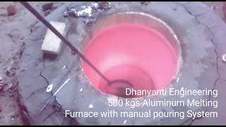 Aluminium Melting Furnace  Dhanvanti Engineering [upl. by Gran]