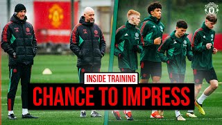 Erik Gives Youngsters Chance To Impress 👀  INSIDE TRAINING [upl. by Macomber]