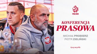 MICHAŁ PROBIERZ I PIOTR ZIELIŃSKI NA KONFERENCJI PRASOWEJ REPREZENTACJI POLSKI RETRANSMISJA ⚪🔴 [upl. by Belayneh]