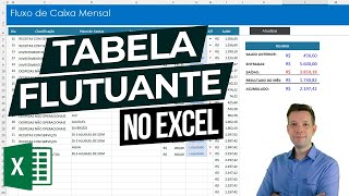 Como Fazer Tabela Flutuante no Excel [upl. by Conley]