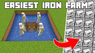 The FASTEST Iron Farm in Minecraft 121  1450 Iron Per Hour [upl. by Ayhdnas]