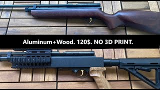 Tactical Bodykit Mod for QB78 XS78 air rifle Beeman SMK AluminumWood easy install NO 3D PRINT [upl. by Llacam]