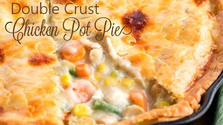 Double Crust Chicken Pot Pie [upl. by Ecirehc]