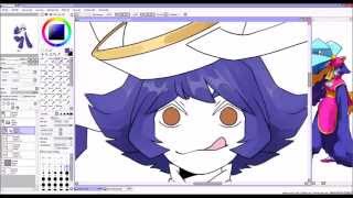 Speedpaint  Hsien Ko  DarkStalkers [upl. by Siuqram814]