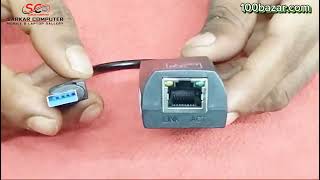 External Lan port  USB USB 20 Ethernet Adapter Driver install Win 788110 Full tutorial Bangla [upl. by Cinda]