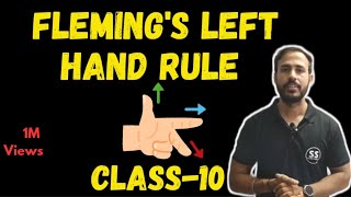 Flemings Left Hand Rule  Magnetic effect of electric current  CBSE  ICSE  Class 10 [upl. by Idola]