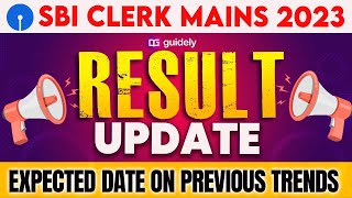 SBI Clerk Mains 2023 Result Update  SBI Clerk Mains Expected Result Date [upl. by Angil]