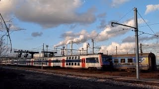 RER C et trains de la Gare dAusterlitz à IvrysurSeine [upl. by Elmira]