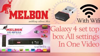 MELBON set top box me YouTube kaise Chalate hai  MELBON FREE DISH SETTING  MELBON HD MPEG4 SET BOX [upl. by Hannan]