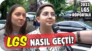 LGS Nasıl Geçti  Sınav Zor Muydu 2023 LGS Röportajı 🎤 [upl. by Lou]