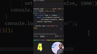 TIPS ON ASYNCAWAIT JS shorts javascript asyncawait [upl. by Rosalind]