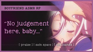 Babied by your loving boyfriend ASMR RP M4A 💗 praise safe space pet names [upl. by Reynolds548]