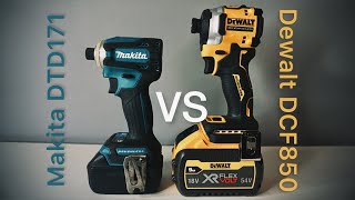 New Dewalt DCF850 vs Makita DTD171 [upl. by Scharf998]