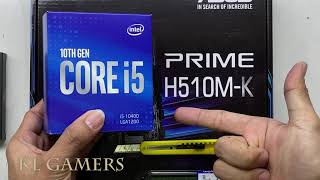 Satisfying Simple PC Build intel Core i5 10400 ASUS PRIME H510MK [upl. by Teece983]