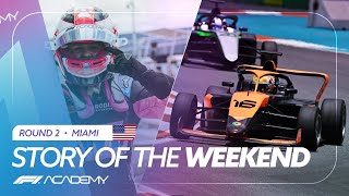 The Story Of The Weekend  Miami 2024  F1 Academy [upl. by Airahcaz]