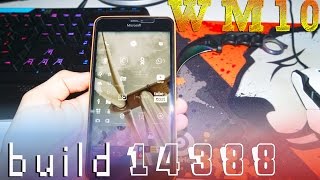 Windows 10 Mobile  Redstone build 14388 Lumia 640 XL [upl. by Garibold]