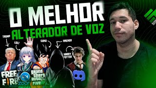 MELHOR Alterador de Voz para PC com IA Modificador de Voz para PC VoiceWave [upl. by Elrak]