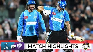 Strikers pull off record chase in instant BBL classic  BBL12 [upl. by Ennalorac14]