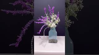 Lavender And Gypsophila Flower Arrangement flowerarrangement [upl. by Junna]