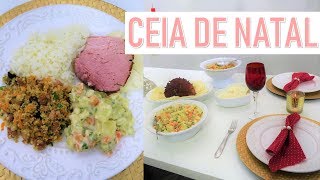 CARDÁPIO PARA A CEIA DE NATAL Sugestão de Receitas [upl. by Donahue]