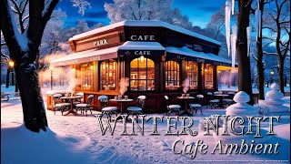 Winter in Classic Coffee Shop Ambience🎄 3 Hours❄ for Study 🎄 Work ☕Relaxing Positive Music🎄 [upl. by Muryh]