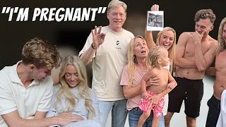 Our friends amp familys REACTIONS to telling them Im PREGNANT [upl. by Partridge]