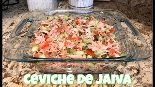 Como preparar CEVICHE DE JAIVA [upl. by Asssilem]