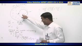 AIPMT 2016 Physics Solution – Q 01 02 Paper CodeP NEETUG 2016 Phase I [upl. by Roanne168]