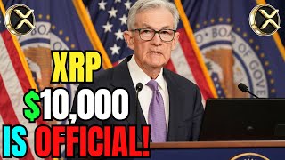 RIPPLE XRP  US FEDERAL RESERVE OFFICIALLY CONFIRMS USING XRP 10000 XRP VALUE CONFIRMED [upl. by Innavoig582]