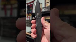 OffGrid Knives Scorpion V2 Blackout FrameLock Folding Knife Upclose and Personal [upl. by Naldo700]