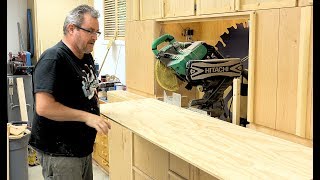 Adding Wide Stock Supports To My Miter Saw Station [upl. by Romeyn]