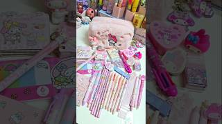 Filling my pencil case with mymelody stationery ✨️ 💕 cute asmr stationery shorts youtubeshorts [upl. by Calista]