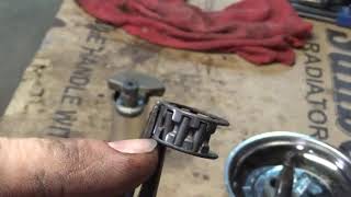 Husqvarna 576xp a close look at the Crank Pin Rod Bearing Failure [upl. by Odinevneib]