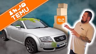 Can we detail a car using ONLY TEMU products [upl. by Enasus]