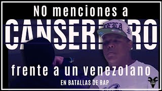 CANSERBERO EN BATALLAS DE RAP 🔥 batallas de freestyle rapvenezolano 🇻🇪 freestylerap [upl. by Wareing]