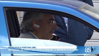 DENUNCIA PARCHEGGIO DISABILI FRANCAVILLA FONTANA 23 10 2017 [upl. by Otreblon356]