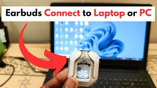 How To Connect Bluetooth Earbuds To Laptop windows 10 Hindi  TWS Earbuds Connect to Laptop or PC [upl. by Trembly]