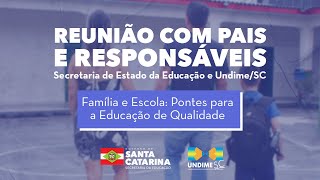 SED e UNDIMESC  Família e escola Pontes para a educação  Palestra com Laine Valgas [upl. by Saylor]