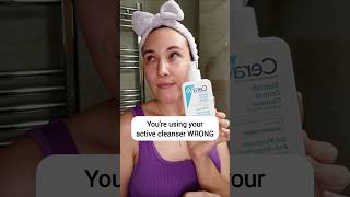 Active cleanser MISTAKES✨ Dont waste it❗ activecleanser cleanser skincaremistakes skincaretips [upl. by Atla]