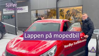 Lappen på mopedbil [upl. by Enihpad112]