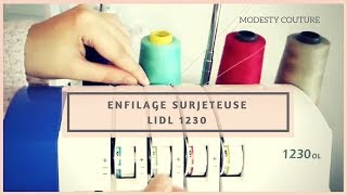 ENFILAGE de la SURJETEUSE LIDL 1230 OL [upl. by Adiari]