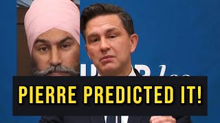 Pierre Poilievre Predicted It Here’s What Happened [upl. by Odlanyar806]