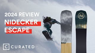 2024 Nidecker Escape Snowboard Review  Curated [upl. by Nohsad]