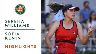 Serena Williams vs Sofia Kenin  Round 3 Highlights  RolandGarros 2019 [upl. by Akinuahs]