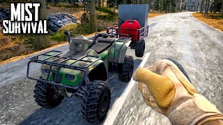 Stunt Driving With Our New ATV Surviving Day 16  Mist Survival  E16 [upl. by Asilanna]