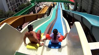 Rainbow Water Slide at Marmaris Atlantis Waterpark [upl. by Lennie]