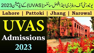 UVAS Lahore Admissions 2023  Complete Information about University of Veterinary amp Animal Sciences [upl. by Burrton]